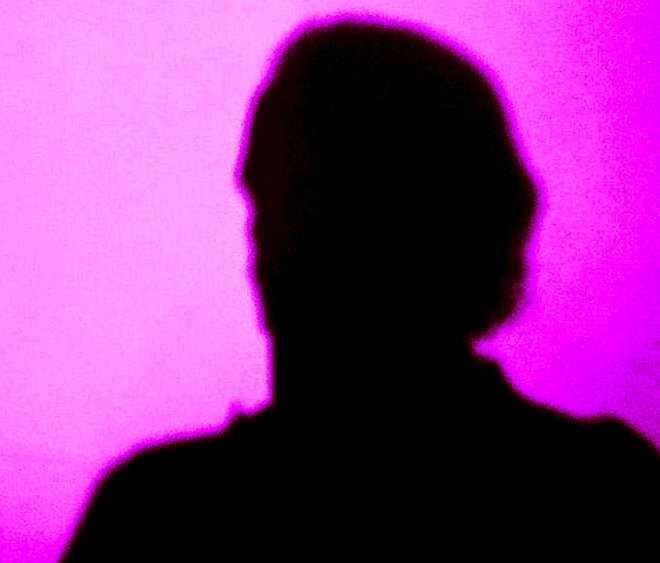 Silhouette of Person with Backlighting 